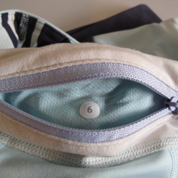 LULULEMON Run Crop Inspire Midnight Blue and Paste - Picture 7 of 8